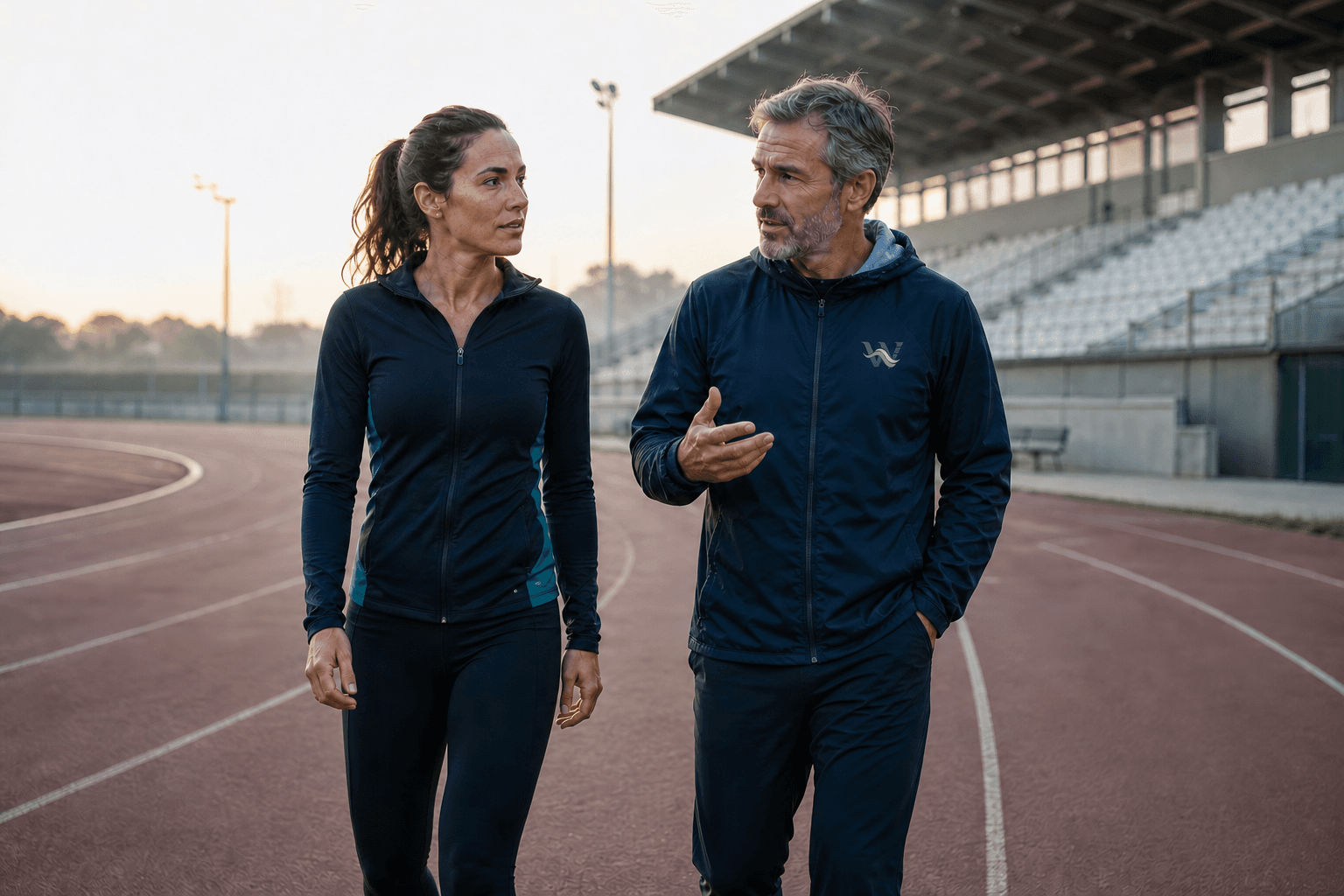 Coach and athlete building a long-term performance relationship